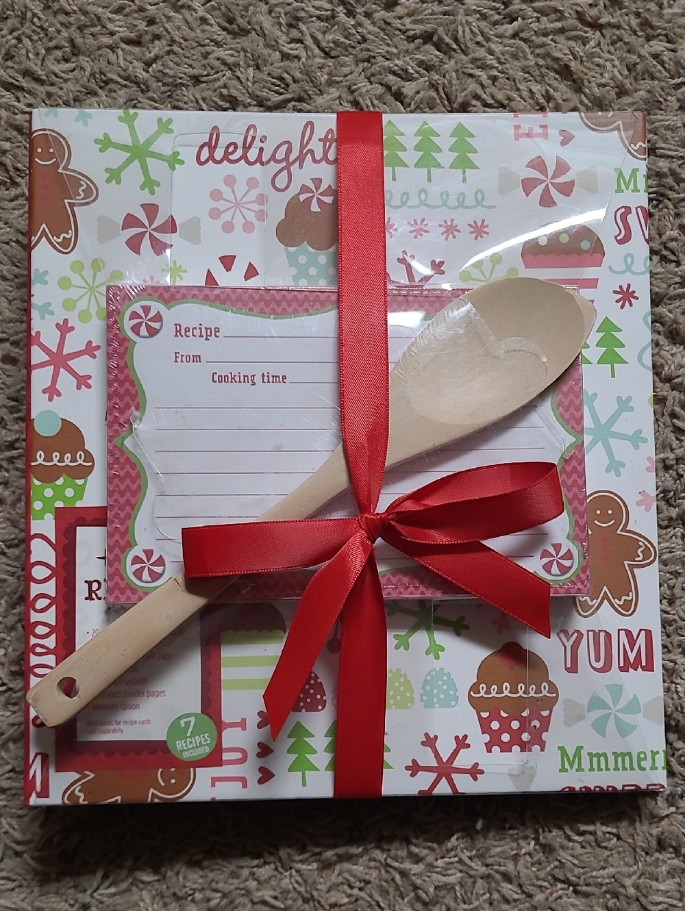 Hallmark Holiday Recipe Card Set